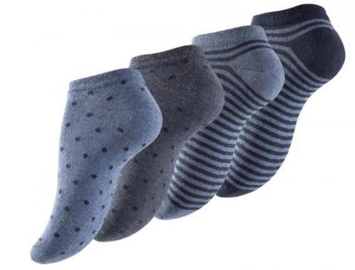 Dames sneaker sokken blauw in 4 pack, Kleding | Dames, Sokken en Kousen, Nieuw, Verzenden