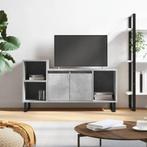 vidaXL Tv-meubel 100x35x55 cm bewerkt hout betongrijs, Huis en Inrichting, Kasten | Televisiemeubels, Nieuw, Verzenden