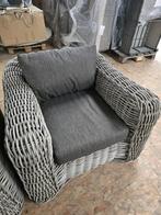 Showroommodel 2 x Las Palmas lounge tuinstoel grijs, Ophalen of Verzenden, Nieuw
