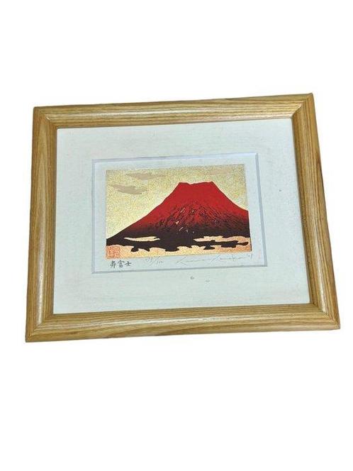 Japanese Elegance: Two Limited Edition Woodblock Prints by, Antiek en Kunst, Antiek | Overige Antiek