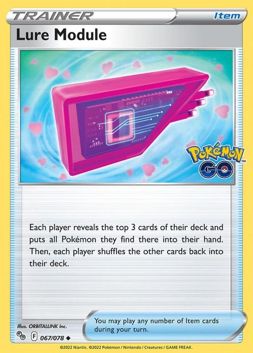 Lure Module 067/078 Pokémon Go, Hobby en Vrije tijd, Verzamelkaartspellen | Pokémon, Losse kaart, Nieuw, Foil, Ophalen of Verzenden
