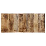 vidaXL Hoofdbord 120 cm massief ruw mangohout, Huis en Inrichting, Slaapkamer | Bedden, Verzenden, Nieuw, Bruin, Hout