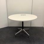 Herman Miller ronde design tafel met elektra, Ø 106 cm, wit, Huis en Inrichting, Gebruikt, Ophalen of Verzenden