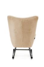Aemely® Schommelstoel Mama - Beige Imitatiebont, Zwart Hou, Ophalen of Verzenden, Nieuw, Stoel(en)