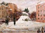 Yurij Severin (1927-?) - Kiew: Winter View of Bogdan