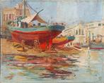 José Merced Furió (1889-1967) - Barcos, Antiek en Kunst, Kunst | Schilderijen | Klassiek