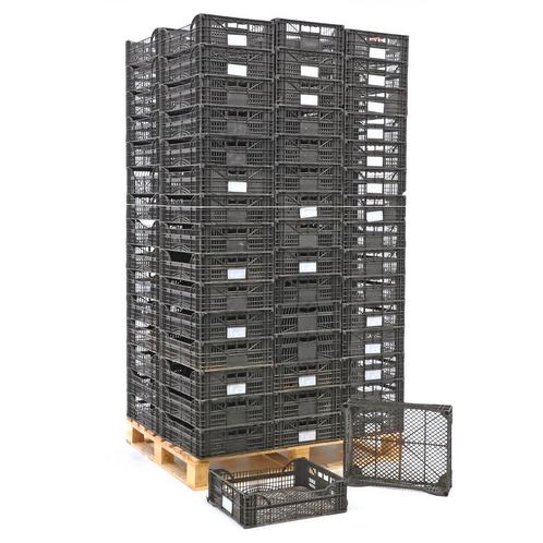 Gebruikte euronorm stapelbakken palletaanbieding wanden +, Doe-het-zelf en Verbouw, Kratten en Dozen, Ophalen of Verzenden