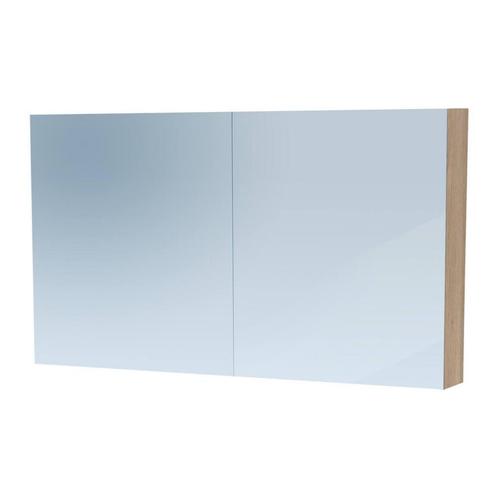 Spiegelkast Dual Exclusive Line 120cm Legno Calore, Doe-het-zelf en Verbouw, Sanitair, Bad, Nieuw, Ophalen of Verzenden