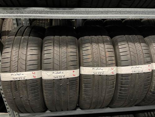 205-55-16 Michelin Zomerbanden 5mm Incl Montage 205 55 16, Auto-onderdelen, Banden en Velgen, 16 inch, Zomerbanden, 205 mm, Personenwagen
