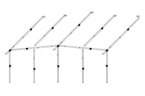 Dorema Frame Voortent Staal EasyGrip 28mm diepte 270/300, Caravans en Kamperen, Kampeeraccessoires