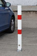Parkeerpaal - Wit & Rood - Staal - Binnen & Buiten -, Verzenden