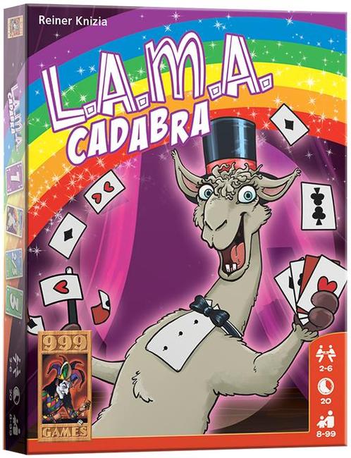 Lama - Cadabra | 999 Games - Kaartspellen, Hobby en Vrije tijd, Gezelschapsspellen | Kaartspellen, Nieuw, Verzenden