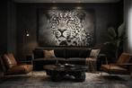 Wandtapijt in Gobelinweefsel, exclusief met Leopardo