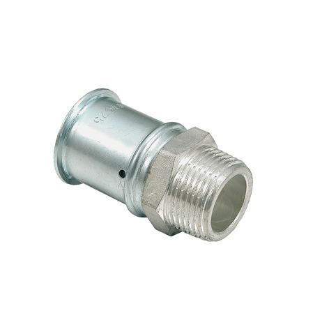 press messing 25x3/4 pers x buitendraad, Doe-het-zelf en Verbouw, Buizen en Afvoer, Ophalen of Verzenden