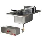 Elektrische | Friteuse | Inbouw | Kuip 10L | 7.5kW |, Verzenden, Nieuw in verpakking