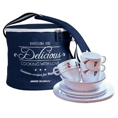 16-Delige bootservies-set Regata, Watersport en Boten, Accessoires en Onderhoud, Nieuw, Ophalen of Verzenden