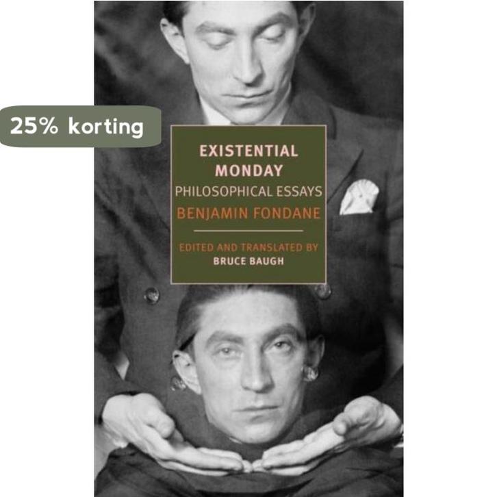 Existential Monday 9781590178980 Benjamin Fondane, Boeken, Taal | Engels, Zo goed als nieuw, Verzenden