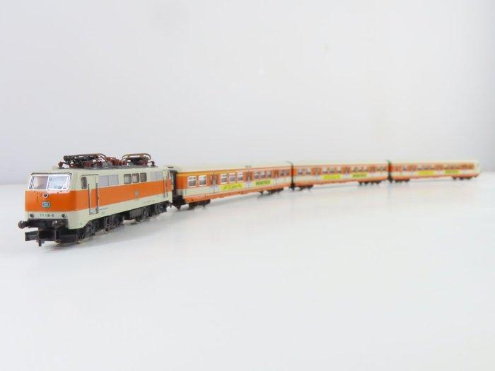 Trix N - 1027 - Modeltrein personenwagen (4) - 4-delige set, Hobby en Vrije tijd, Modeltreinen | N-Spoor