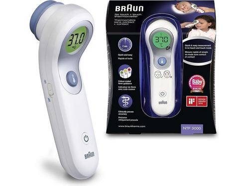 Braun NTF3000WE - Voorhoofdthermometer, Huis en Inrichting, Woonaccessoires | Overige, Nieuw, Verzenden