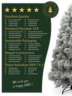 XMS-Trees Kunstkerstboom Fairbanks H240xØ117cm inclusief LED, Diversen, Kerst, Ophalen of Verzenden, Nieuw