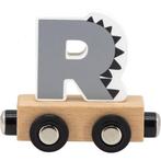 Houten letter R – grijs met magneetkoppeling (Kinderkamer), Ophalen of Verzenden, Nieuw
