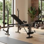 Fitness Halterbank Zwart Rood | Premium | OP=OP, Ophalen of Verzenden, Nieuw