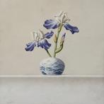 Ruud Verkerk - Chinese porselein met blauwe Iris.