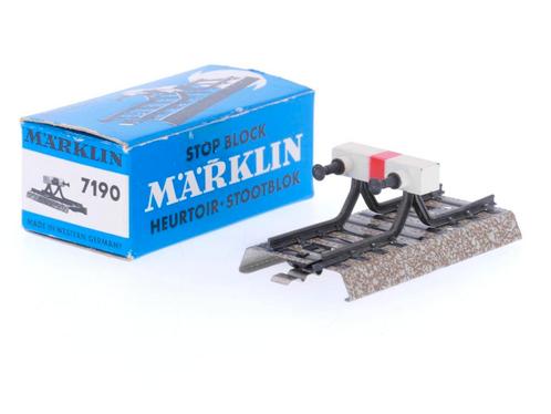 Schaal H0 Märklin 7190 stoorblok (M-rails) 70 mm #6924, Hobby en Vrije tijd, Modeltreinen | H0, Wisselstroom, Analoog, Gebruikt
