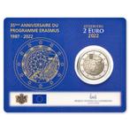 Luxemburg 2 Euro Erasmus 2022 BU Coincard, Verzenden