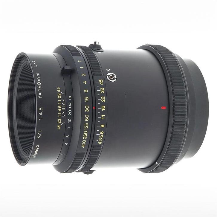 Mamiya K/L 180mm/4.5 L-A objectief - Tweedehands, Audio, Tv en Foto, Fotografie | Lenzen en Objectieven, Telelens, Gebruikt, Verzenden