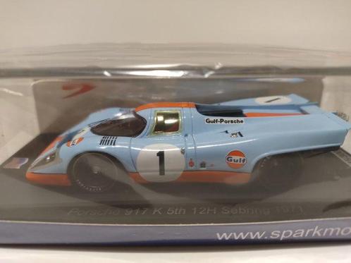 Spark 1:43 - Modelauto (2) - Porsche 917K #1 e #2 Gulf 12h, Hobby en Vrije tijd, Modelauto's | 1:5 tot 1:12
