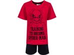 Kinderpyjama - Shortama - Spider-Man - Rood/Zwart, Nieuw, Verzenden