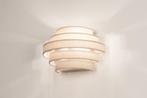Rietveld Wandlampen - Beige, Zand - Stof, Metaal, Huis en Inrichting, Lampen | Wandlampen, Verzenden, Nieuw