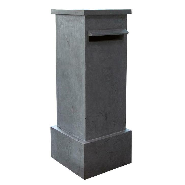 Brievenbus hardsteen 1 Brievenbussen Brievenbussen hardsteen, Tuin en Terras, Brievenbussen, Nieuw, Beton, Staande brievenbus