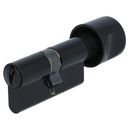 DOM Plura knopcilinder K50/30 SKG3 zwart, Doe-het-zelf en Verbouw, Hang- en Sluitwerk, Verzenden