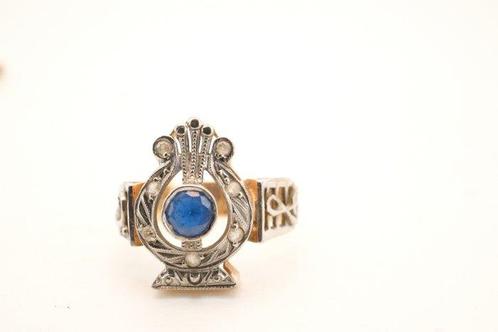 Ring - 18 karaat Geel goud Spinel - Quartz -, Sieraden, Tassen en Uiterlijk, Ringen