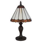 Tiffany tafellamp – Verfijnde Zuilpanelen – Ø 20 × H 36 cm, Verzenden, Nieuw