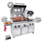 GGM Gastro | Gasbarbecue - Grillstation - 22,5kW - | GRSTE3, Verzenden