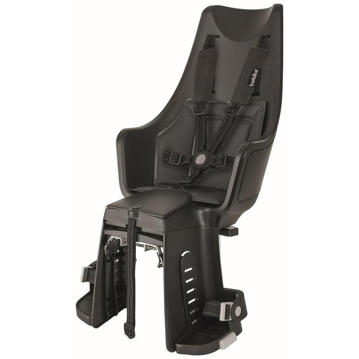 Bobike Maxi Exclusive Plus Urban Black achterstoeltje Drager, Fietsen en Brommers, Fietsaccessoires | Fietsstoeltjes, Nieuw, Verzenden