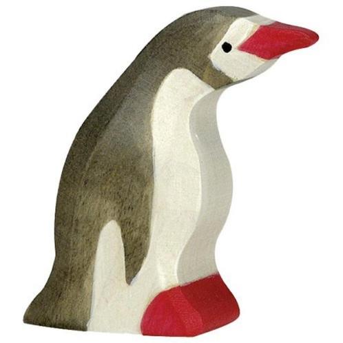 Holztiger - Houten Dieren - Pinguïn hoofd naar voren klein 4, Kinderen en Baby's, Speelgoed | Overig