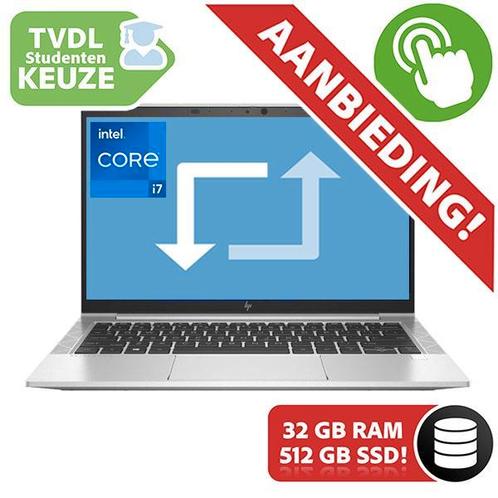 HP Elitebook X360 830 G8 2in1 Ci7-1185G7 512GB 32GB W11PRO, Computers en Software, Windows Laptops, 4 Ghz of meer, SSD, 13 inch
