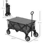 TRUUSK Opvouwbare Bolderwagen - Tot 120 kg belastbaar - Vers, Verzenden, Nieuw