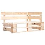 vidaXL Tuinhoekbank pallet hout, Tuin en Terras, Tuinbanken, Verzenden, Nieuw