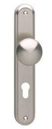 Intersteel knop op schild vast gemonteerd PC72 mat nikkel, Doe-het-zelf en Verbouw, Hang- en Sluitwerk, Verzenden, Nieuw