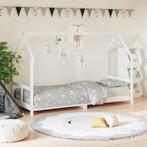 vidaXL Kinderbedframe 80x200 cm massief grenenhout wit, Kinderen en Baby's, Kinderkamer | Bedden, Verzenden, Nieuw