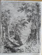 Egidius Sadeler (1570-1629) - Riposo durante la fuga in