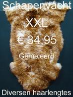 Schapenvacht BRUIN GEMELEERD Moeflon schapenvel € 34,95, Huis en Inrichting, Ophalen of Verzenden, Nieuw