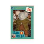 Het Muizenhuis - Knuffelmuis Sams vader - 12 cm, Nieuw