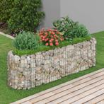 vidaXL Gabion plantenbak verhoogd 190x50x50 cm, Tuin en Terras, 100 cm of meer, Verzenden, Nieuw, Metaal