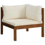 Luxe Acacia Hoekbank - Cremewit - Retourdeal - Comfortabe..., Huis en Inrichting, Minder dan 75 cm, Hoekbank, Nieuw, Ophalen of Verzenden
